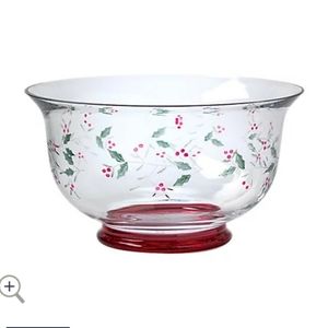 PFALTZGRAFF Winterberry Glass Serving Bowl